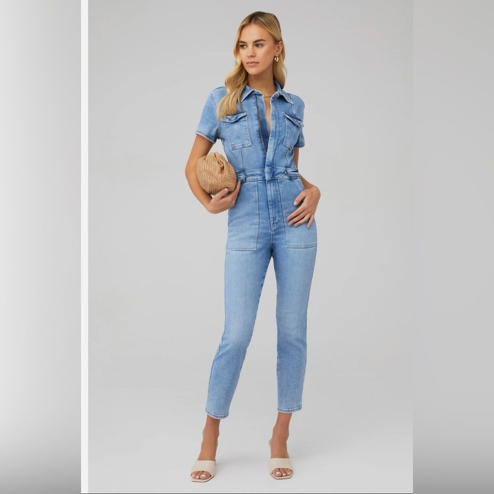 Women's Blue Denim Jumpsuit